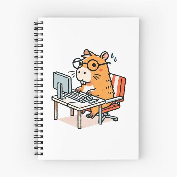 Item preview, Capybara Programmer: Working on the Computer designed and sold by Polarisofficial.