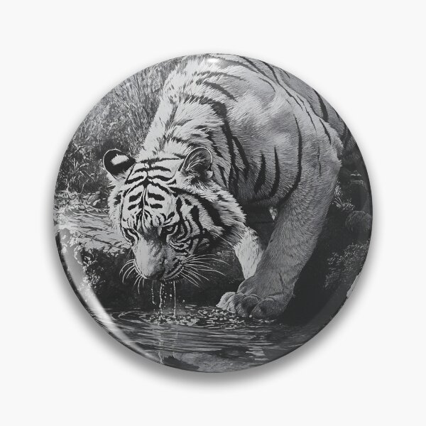 Item preview, Realistic Tiger pencil drawing designed and sold by Pencil-Art.
