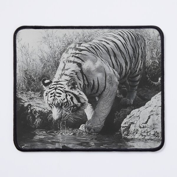 Item preview, Realistic Tiger pencil drawing designed and sold by Pencil-Art.