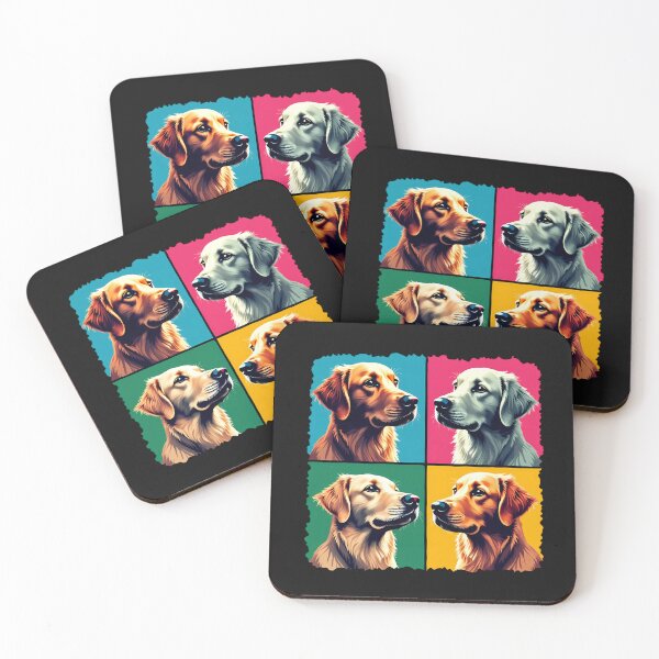 Item preview, Golden Retriever Pop Art: Colorful Goldie Artwork For Pet Lovers designed and sold by elynne9.