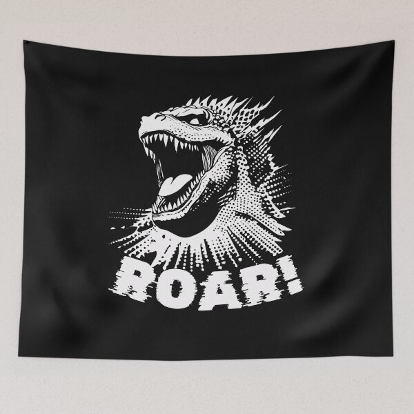 Item preview, Retro Roar Vintage Monster designed and sold by NatureStyle555.