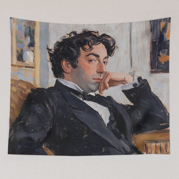 Item preview, Benjamin Disraeli | Post-impressionist painting style designed and sold by ComicsFactory.