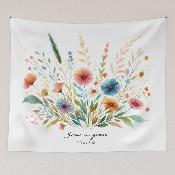 Item preview, Grow in grace floral designed and sold by ibelieveimages.