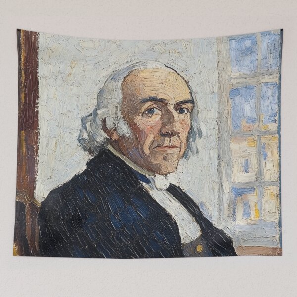 Item preview, Benjamin Franklin | Post-impressionist painting style designed and sold by ComicsFactory.