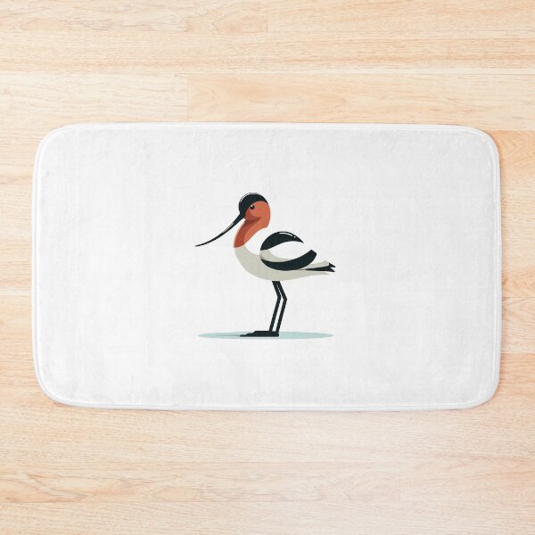 Item preview, Stylized Avocet Bird with Long Beak and Elegant Plumage designed and sold by cave-canvas.