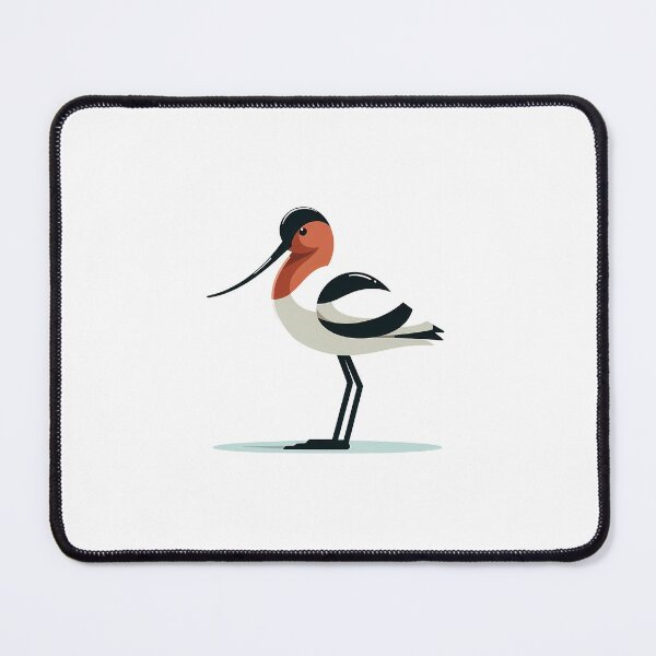 Item preview, Stylized Avocet Bird with Long Beak and Elegant Plumage designed and sold by cave-canvas.