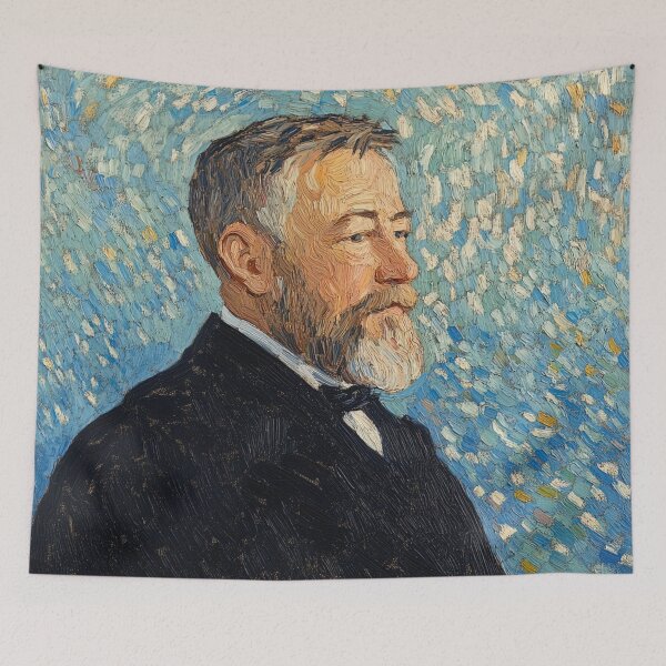 Item preview, Benjamin Harrison | Post-impressionist painting style designed and sold by ComicsFactory.