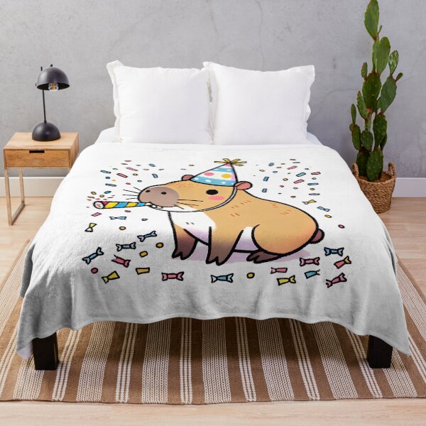 Item preview, Capybara Party: Celebration with Confetti designed and sold by Polarisofficial.