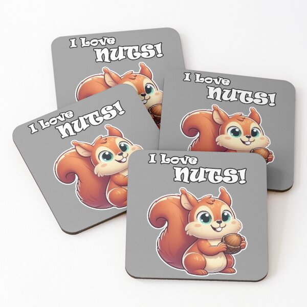 Item preview, A squirrel who loves nuts! designed and sold by CaptTaters.