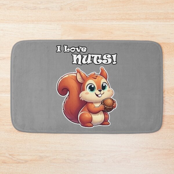 Item preview, A squirrel who loves nuts! designed and sold by CaptTaters.