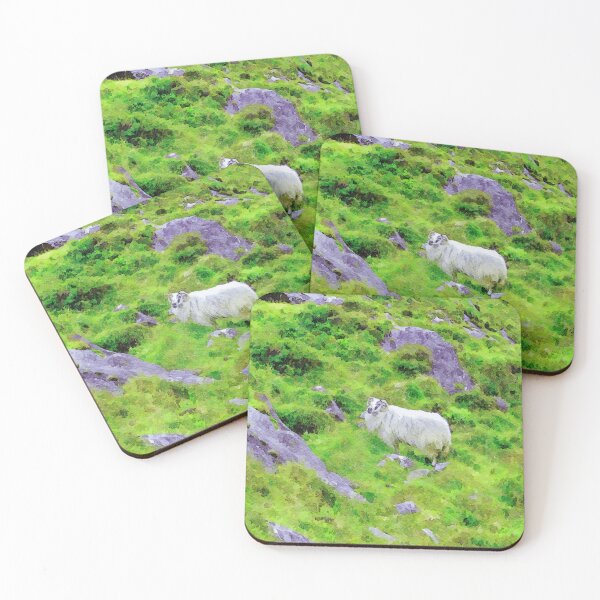 Item preview, Watercolor of a sheep on Conor Pass in Dingle Peninsula, Ireland designed and sold by GestaltImagery.