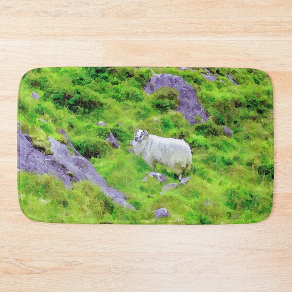 Item preview, Watercolor of a sheep on Conor Pass in Dingle Peninsula, Ireland designed and sold by GestaltImagery.
