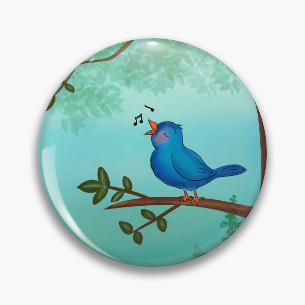 Item preview, blue bird designed and sold by reinoilustre.