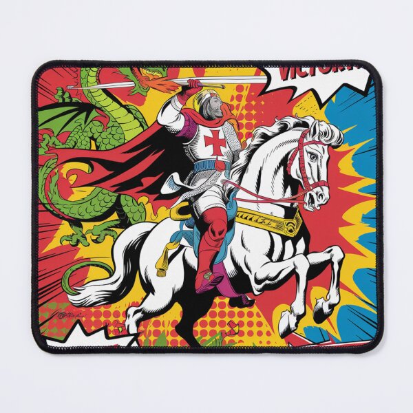 Item preview, St. George’s Day in pop art style designed and sold by Mystic Wild Studio.