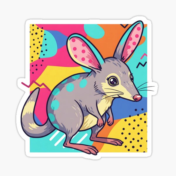 Vista previa del artículo con la obra «Bilby de Pascua | Gráfico festivo y encantador», diseñado y vendido por Tw1nsAIArt.
