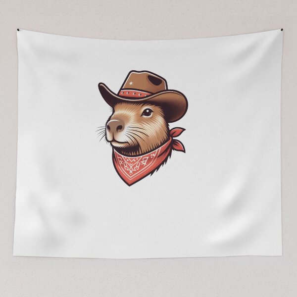 Item preview, Cowboy Capybara: Wild West Style designed and sold by Polarisofficial.