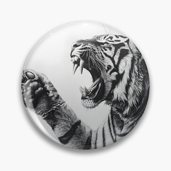 Item preview, Realistic Tiger pencil drawing designed and sold by Pencil-Art.