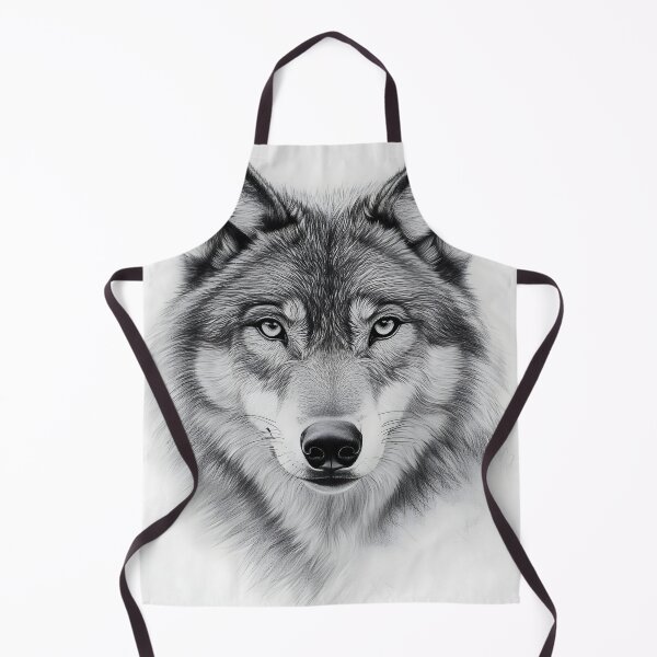 Item preview, Realistic Wolf pencil drawing designed and sold by Pencil-Art.