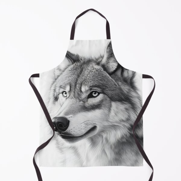 Item preview, Realistic Wolf pencil drawing designed and sold by Pencil-Art.
