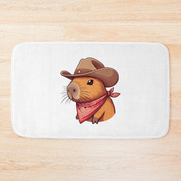 Item preview, Friendly Cowboy Capybara: Smile and Style designed and sold by Polarisofficial.