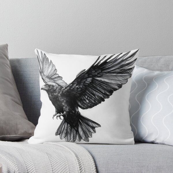 Item preview, Realistic Crow pencil drawing designed and sold by Pencil-Art.