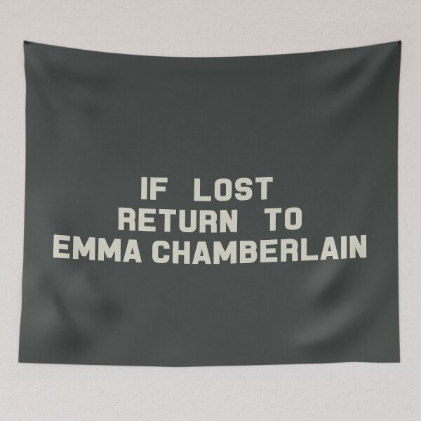 Artikelvorschau, If Lost Return to Emma Chamberlain Tee entworfen und verkauft von deluluhaze.