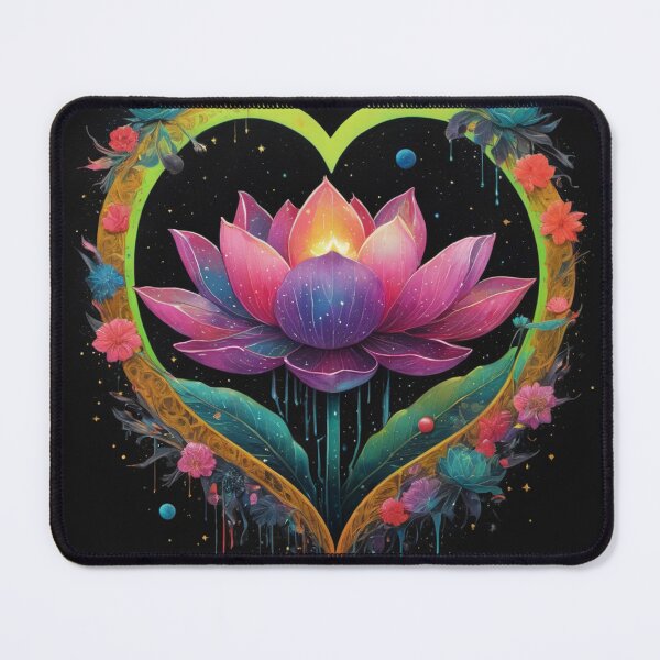 Item preview, Neon Lotus Flower Heart designed and sold by J-CCreations.
