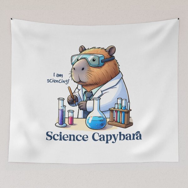 Item preview, Capybara Scientist: I'm Doing Science! designed and sold by Polarisofficial.