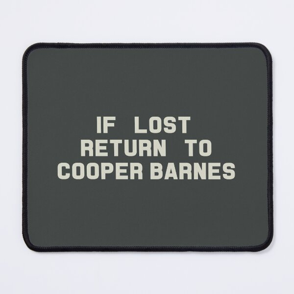 Item preview, If Lost Return to Cooper Barnes Tee designed and sold by deluluhaze.