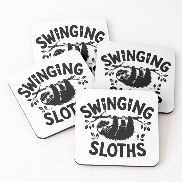 Item preview, Swinging Sloths: Hang in There designed and sold by postprocess.