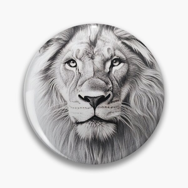 Item preview, Realistic lion pencil drawing designed and sold by Pencil-Art.