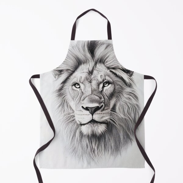 Item preview, Realistic lion pencil drawing designed and sold by Pencil-Art.