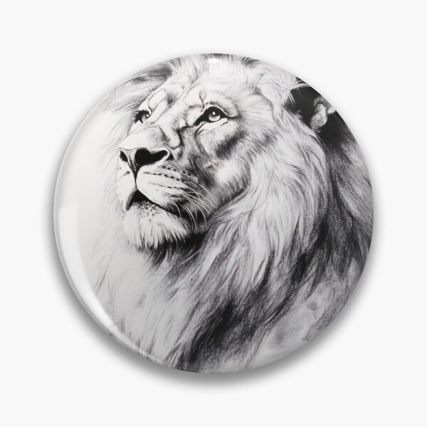 Item preview, Realistic lion pencil drawing designed and sold by Pencil-Art.