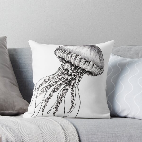 Item preview, Realistic jellyfish drawing designed and sold by Pencil-Art.