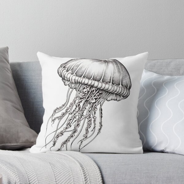 Item preview, Realistic jellyfish drawing designed and sold by Pencil-Art.