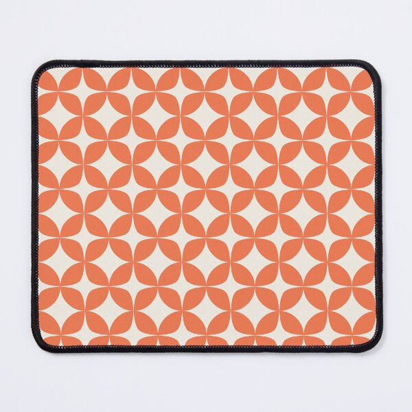 Item preview, Retro Petal Pattern in Orange and Cream designed and sold by JuneJournal.