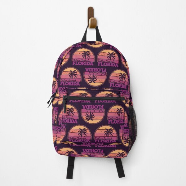 Item preview, DeLeon Springs Florida Retro Sunset Local Pride Logo designed and sold by CRHPOD20.