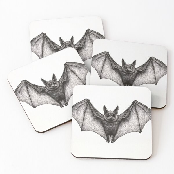 Item preview, Realistic pencil drawing of a Bat designed and sold by Pencil-Art.