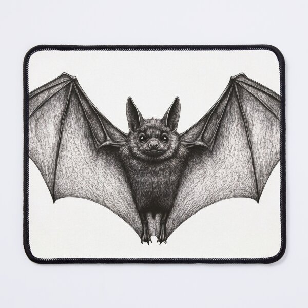 Item preview, Realistic pencil drawing of a Bat designed and sold by Pencil-Art.