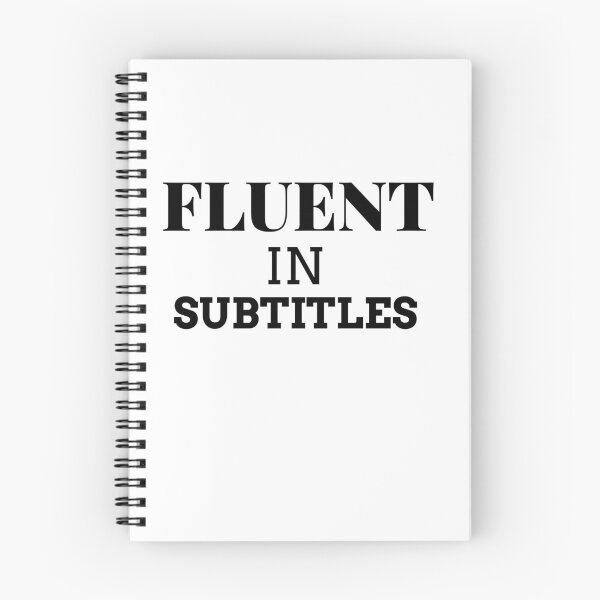 Item preview, FLUENT IN SUBTITLES designed and sold by elvadragon.