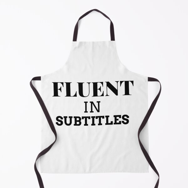 Item preview, FLUENT IN SUBTITLES designed and sold by elvadragon.