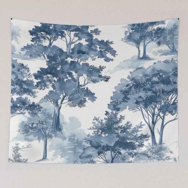Item preview, Classic French Toile Pattern - Elegant Vintage Botanical Design designed and sold by Flowerbox Studio.