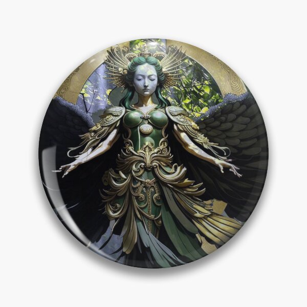 Item preview, Pop Art A Japanese Angel and the Spirit of the forest designed and sold by Helios Be. Lavsh.