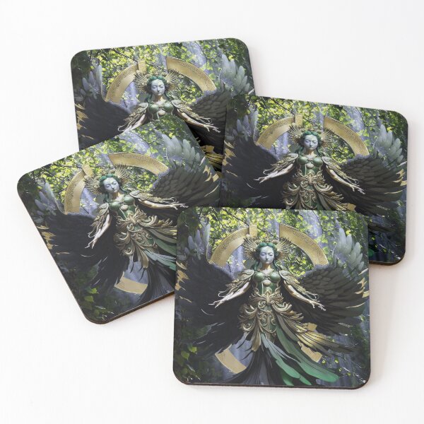Item preview, Pop Art A Japanese Angel and the Spirit of the forest designed and sold by Helios Be. Lavsh.