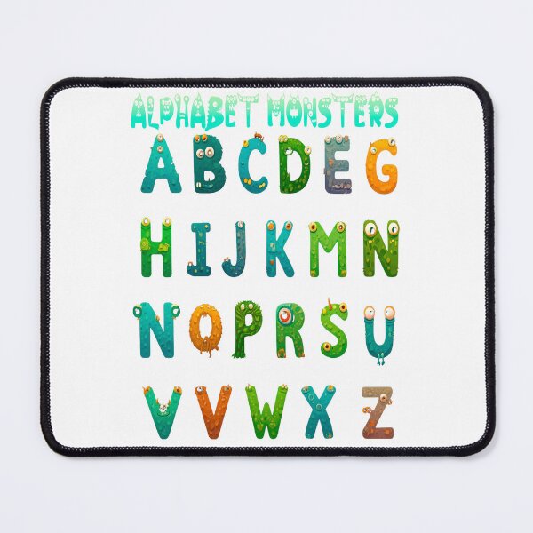 Item preview, Alphabet Monsters - Playful Letter Characters ABC designed and sold by ZYRAN Designs Studio.