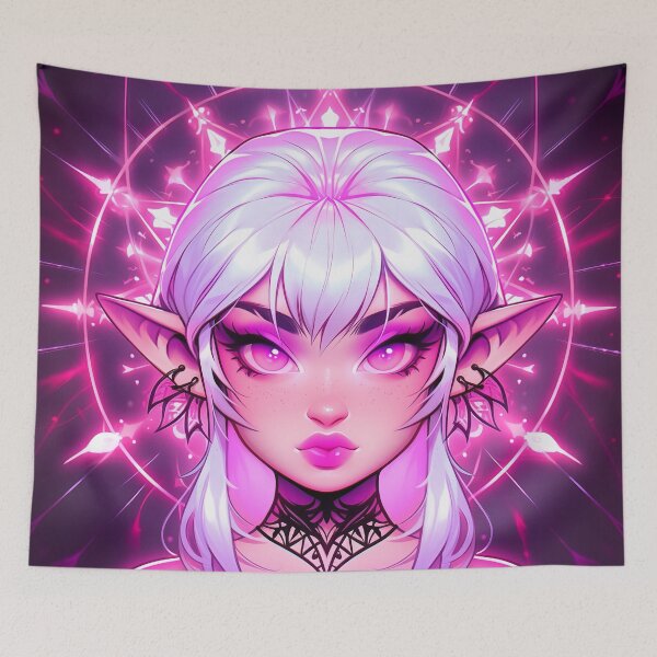 Item preview, Magic Fantasy Elf Anime Girl designed and sold by bubblegoth.