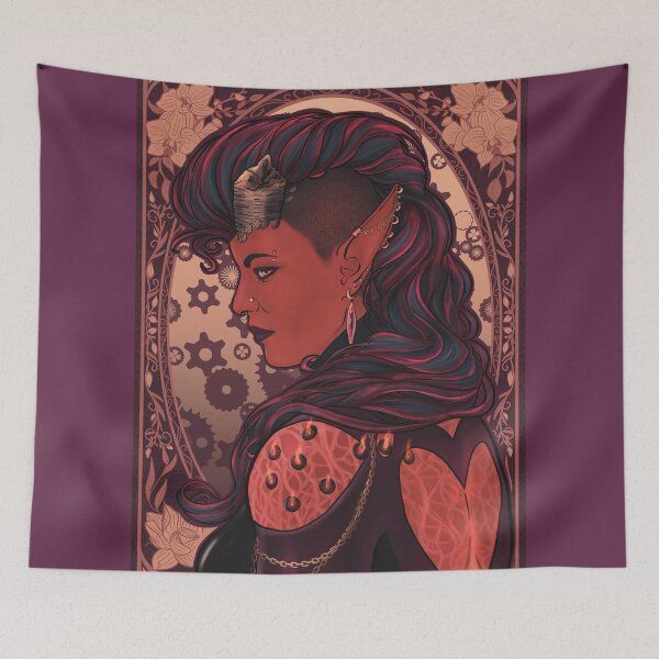 Item preview, Karlach in Art Nouveau designed and sold by IzzMizz.