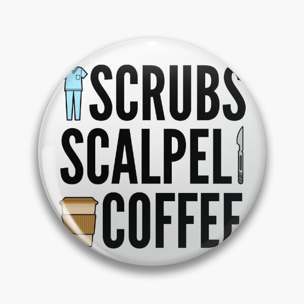 Item preview, Scrubs, Scalpel & Coffee designed and sold by iX-Physio.