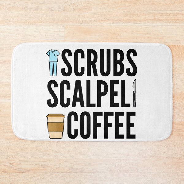 Item preview, Scrubs, Scalpel & Coffee designed and sold by iX-Physio.