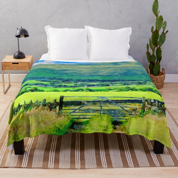 Artikelvorschau, Ruhiges Aquarell der Landschaft des Lake District in England mit üppigem Grün entworfen und verkauft von GestaltImagery.